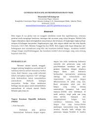 Untuk menjaga kedamaian mengikut cara mereka ketika itu. Pdf Generasi Muda Dalam Mempertahankan Nkri