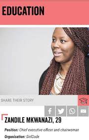 If your dreams don't scare you then they are not big enough. tinyiko sees the tech industry in south africa as currently skewed towards men Girlcode Congratulations To Our Co Founders Tinyiko Facebook