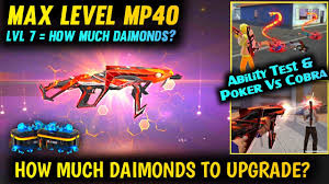 Play as long as you want, no more limitations of battery, mobile data and disturbing calls. Cobra Mp40 Free Fire Cobra Mp40 Faded Wheel Event Upgrading To Max Level Garena Free Fire Free Fire Imagem