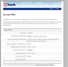 Bank offers the variety of credit card options and cobranded cards you'd expect from the fifth largest commercial bank in the us. Us Bank Instant Approval Nice Sl Myfico Forums 5443240