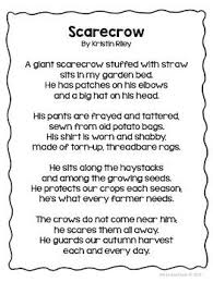 Free Scarecrow Poem Activities Poem Activities Kids Poems Poems