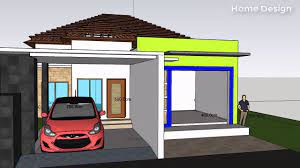 50 model atap rumah minimalis 23 desain garasi mobil minimalis dengan pintu samping rumah ndik via ndikhome.com. Desain Rumah Dan Toko 10 M X 15 5 M Dan 3 Kamar 1 Lantai Lengkap Youtube