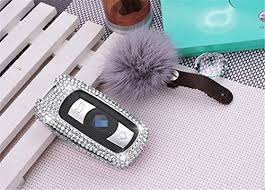 Amazon Com M Jvisun Car Key Fob Cover For Bmw 3 Series 5 Series 6 Series M3 M5 X1 X5 X6 Z4 Remote Key Diamond Car Key Car Key Fob Bmw 3 Series Case Cover