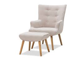 traby accent chair with foot stool fabric accent chair accent chairs furniture