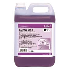 Suma Bac D10 Cleaner And Sanitiser Concentrate 5ltr 2 Pack
