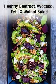 Beetroot Avocado Quinoa Salad With Feta Spiced Walnuts Recipe Beetroot Recipes Summer Salad Recipes Beetroot Salad