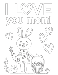 Keep a cat and pumpkin company on a magical night. Mother S Day Coloring Pages Free Printables Happiness Is Homemade