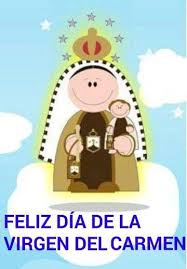 La fiesta de nuestra señora del carmen, que se celebra cada 16 de julio, es además símbolo del encuentro entre la antigua y la nueva alianza porque fue en el monte carmelo (que en vocablo. Celebrando El 16 De Julio Caricaturas De Ninos Arte Catolico Dibujos Garabateados