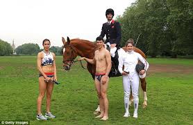 August 07 2021 10:59:33 am. Samantha Murray Heading To Rio Olympics As Great Britain Unveil Four Person Modern Pentathlon Team In Bizarre Fashion Daily Mail Online