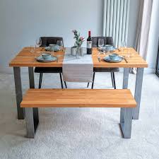 Save $ 79.11 (20 %) limit 3 per order. Solid Beech Dining Table Set Poyta