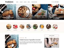 It includes a recipe post section to add ingredients, instructions, and videos. Foodicious Wordpress Theme Wordpress Org