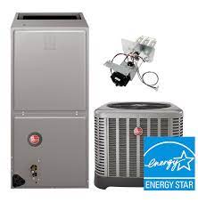 How much are rheem air conditioners? Rheem 3 5 Ton 16 Seer Air Conditioning System With Electric Heat