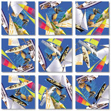 The solution took me probably two weeks to figure out and it. Boating 9 Pieces Scramble Squares Puzzle Warehouse