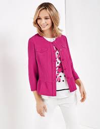 Blazer With A Peplum Limited Edition Pink Blazer Spring Blazer Gerry Weber