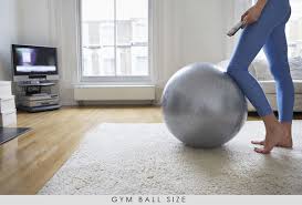 النادي الرياضي المنزلي الجزء الأول كيفية إختيار الكرة الرياضية Gym Ball