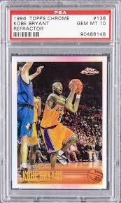 Maybe you would like to learn more about one of these? Lot Detail 1996 97 Topps Chrome Refractors 138 Kobe Bryant Rookie Card Psa Gem Mt 10