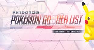 Pokemon go gives you an option to increase cp of pokemon. Pokemon Go Tier List Best Pokemon Go Max Cp Chart