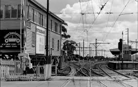 Box Hill Station Signal Box And Platform From Level Crossing 1975 Melbourne Suburbs Victoria Australia Melbourne Victoria