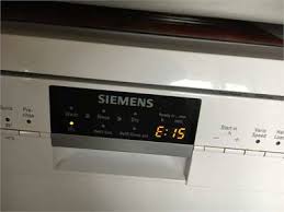 Siemens Geschirrspuler Fehler E15