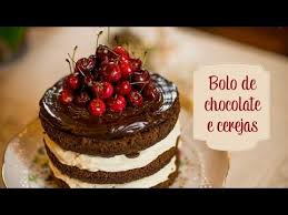 Receita De Bolo De Chocolate E Cerejas O Chef E A Chata Bolo De Chocolate E Cereja Receita De Bolo De Chocolate Bolo De Chocolate