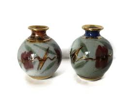 Australian Pottery Vases Round Bud Vases Handmade Pottery Etsy Pottery Vase Handmade Pottery Vintage Pottery