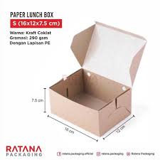 Maybe you would like to learn more about one of these? Jual Paper Lunch Box Harga Pabrik Kotak Makanan Kertas B02k2 Uk M Cokelat Kab Tangerang Mega Paper Box Tokopedia