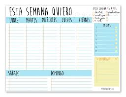 Planificar La Semana Es Fundamental Para Aprovechar Mejor Tu Tiempo Y Disfrutar Mas Del Fi Organizadores De Tareas Organizador Semanal Organizadores Mensuales