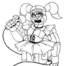 Fnaf Coloring Circus Baby Fnaf Coloring Pages Baby Coloring Pages Coloring Pages