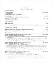 Part 3 Curriculum Vitae Template Medical Resume Template Curriculum Vitae Template Nursing Resume Template