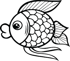Fish preschool coloring pages pdf. Cute Fish For Coloring Novocom Top