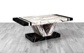 Making a laminate coffee table beautiful with paint, glaze, and tacks. 7star Black White Marble Effect Coffee Table Mdf Coffee Table Laminated With Marble Effect It Is Not Real Marble Buy Online In United Arab Emirates At Desertcart Ae Productid 85713877