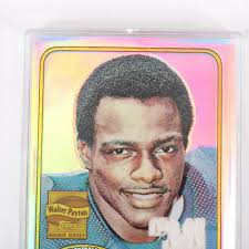 201 results for walter payton rookie card. Lot 2001 Topps Walter Payton Rookie Refractor Game Used Jersey Card 148