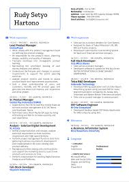 These qualities are all easy to see in an interview, but when you're applying for a job, how do you put them on paper? Senior Product Manager Resume Example Kickresume