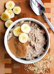 Clean Eating Peanut Butter Banana Slow Cooker Oatmeal Smile Sandwich Slow Cooker Oatmeal Recipes Slow Cooker Oatmeal Slow Cooker Breakfast
