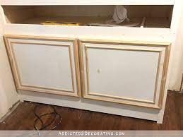 Simple Diy Cabinet Doors Make Cabinet Doors With Basic Tools Addicted 2 Decorating Diy Cabinet Doors Diy Cabinets Simple Kitchen Cabinets