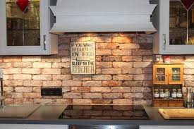 backsteinriemchen antik classic backstein kuche backsteinwand backstein