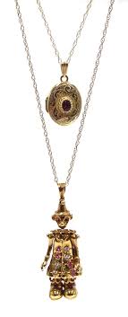 Use code trc499 for $4.99 shipping on orders $39 to $99! Gold Stone Set Rag Doll Pendant Necklace And Gold Garnet Locket Pendant Necklace All 9ct Hallmarked Or Stamped Jewellery Watches Silver Coins