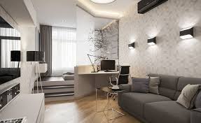 They borrowed some of the bedroom square footage—which starts at the back of the apartment—to establish a larger living room with a small home office near the. A Modern Small Apartment With An Elevated Bedroom Home Design Lover