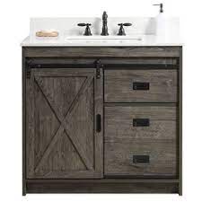 Farmhouse reclaimed wood and pine bathroom vanity. Bathroom Farmhouse Sink Vanity Wayfair