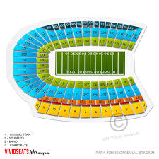 Papa Johns Cardinal Stadium Seating Chart Clip Art Library