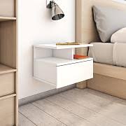 Contra nachttisch holz hochglanz lackiert weiss, schubladen 1 stück trompetenfuss chrom l:40 b:40 h:45 cm. Nachttisch Weiss Hochglanz Gunstig Online Kaufen Lionshome