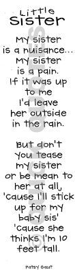 Little And Big Sister Little Sister Quotes Sister Quotes Family Quotes Funny