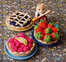 Doudou Maman Papa Et Moi Tartelettes Aux Fruits Tuto Crochet Tartelettes Aux Fruits Mini Tarte Fruits En Crochet