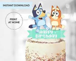 Find bluey party idea, bluey party decoration ideas, bluey party food ideas, bluey party theme ideas. Bluey Bingo Cake Topper Instant Download Diy Printable Print Yourself At Home Birthday In 2021 Bluey Birthday Party Diy Bluey Bingo Birthday Cake Wedding Decor Photos