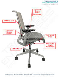 Buy steelcase gesture chair, graphite: Steelcase Think Leather Tedesk Transfer Enterprises Steelcase Ergonomic Chair Steelcase Think