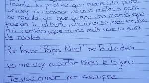 Las cartas para el papa son totalmente leídas por el servicio que se encarga de esta sección para es por ello que la carta para el papa tiene una gran importancia siempre y cuando se envíen en. Te Pido Que La Cures A Mi Mamita La Conmovedora Carta Para Papa Noel La 100