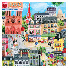 And the nancy drew puzzle remains a fan favorite. Eeboo 1000 Pc Puzzle Paris In A Day Evans And Hall