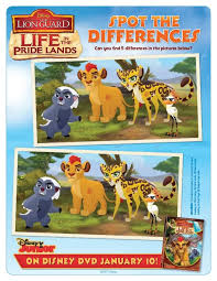 We think it's a wonderful coloring sheet to help kids learn counting at an early stage. The Lion Guard Coloring Pages Activity Sheets Life In The Pride Lands