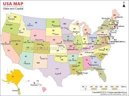 Guess the state where you've been to and learn. Unitedstates And Capital Map Shows The 50 States Boundary Capital Cities National Capital Of Usa States And Capitals Map United States Capitals