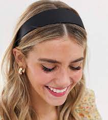 My Accessories London Exclusive Black Satin Wide Headband Hairband Hairstyle Headband Hairstyles Brunette Balayage Hair